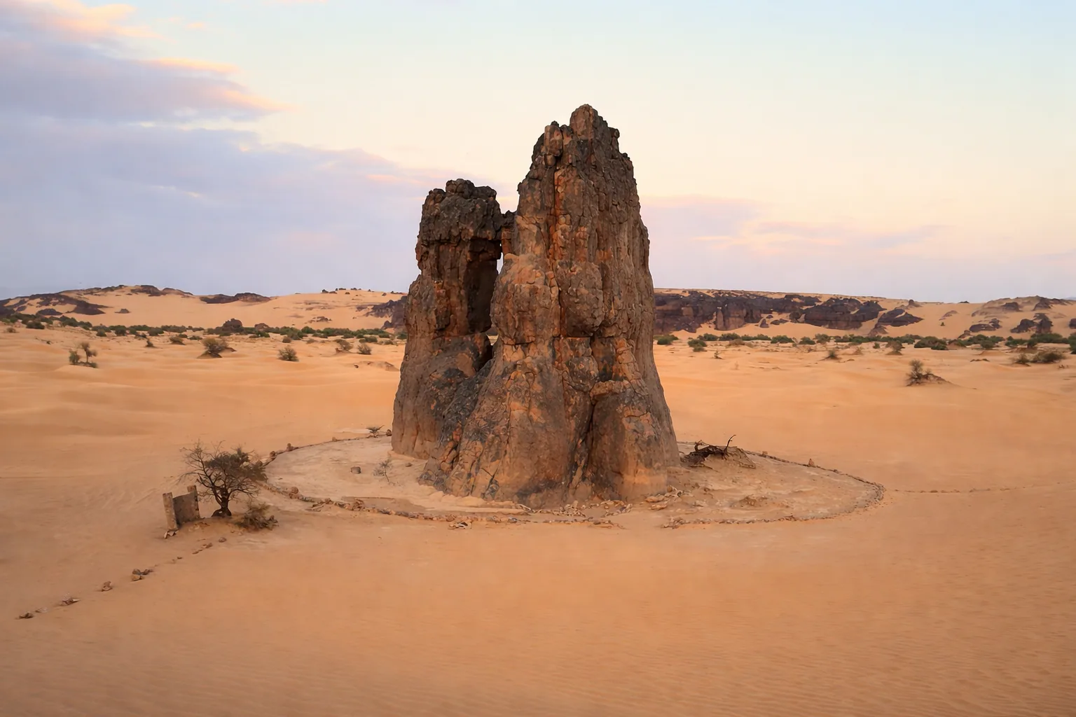 Paysage de Sahara